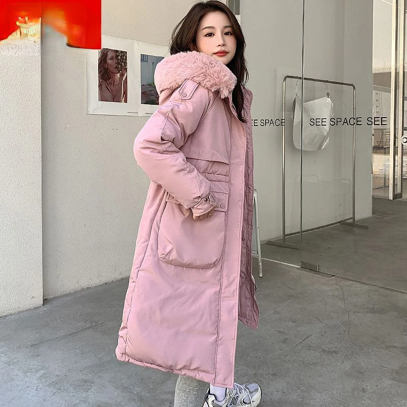 Winter Women's Cold Coat Jackets Parkas Super Hot Coats Hooded Long Cotton Padded Jacket Winter Clothing New Fashion