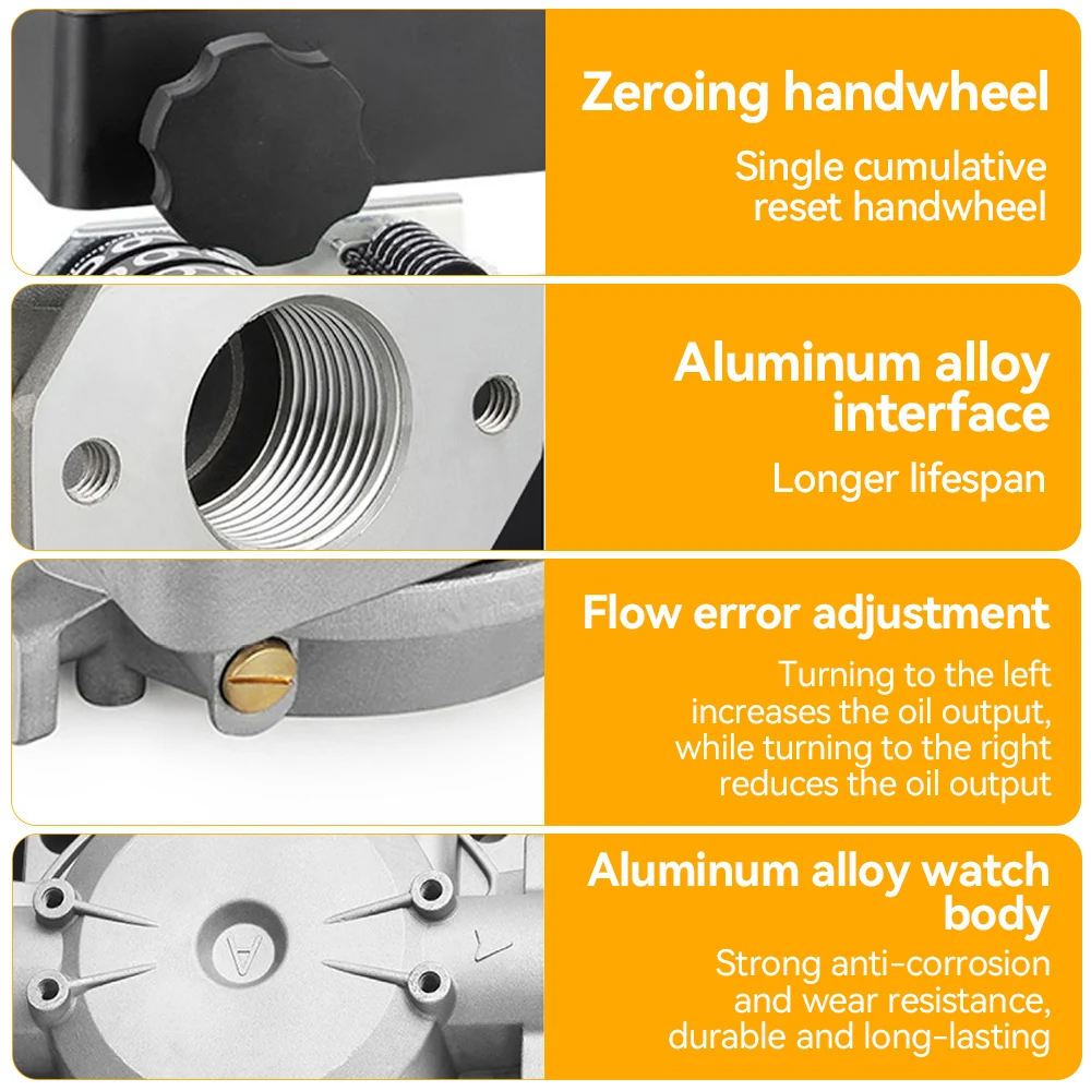 Цифровой расходомер для дизельного топлива измеритель с внутренней резьбой 20-120