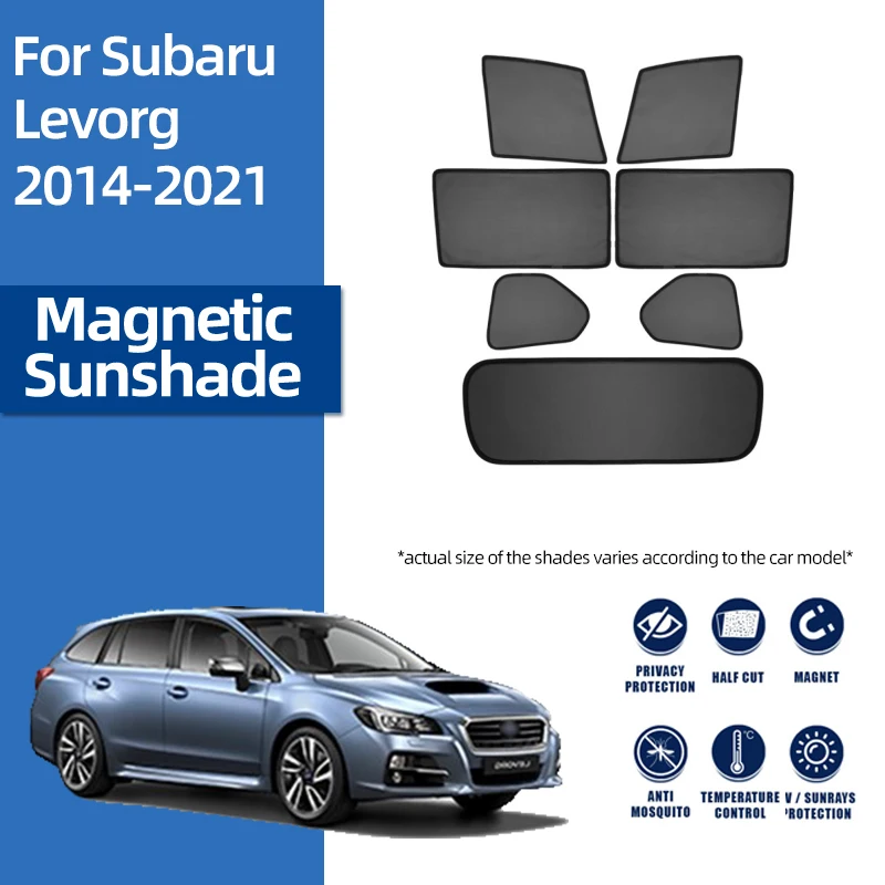 Для Subaru LEVORG VM 2014-2020 магнитный автомобильный солнцезащитный козырек передняя