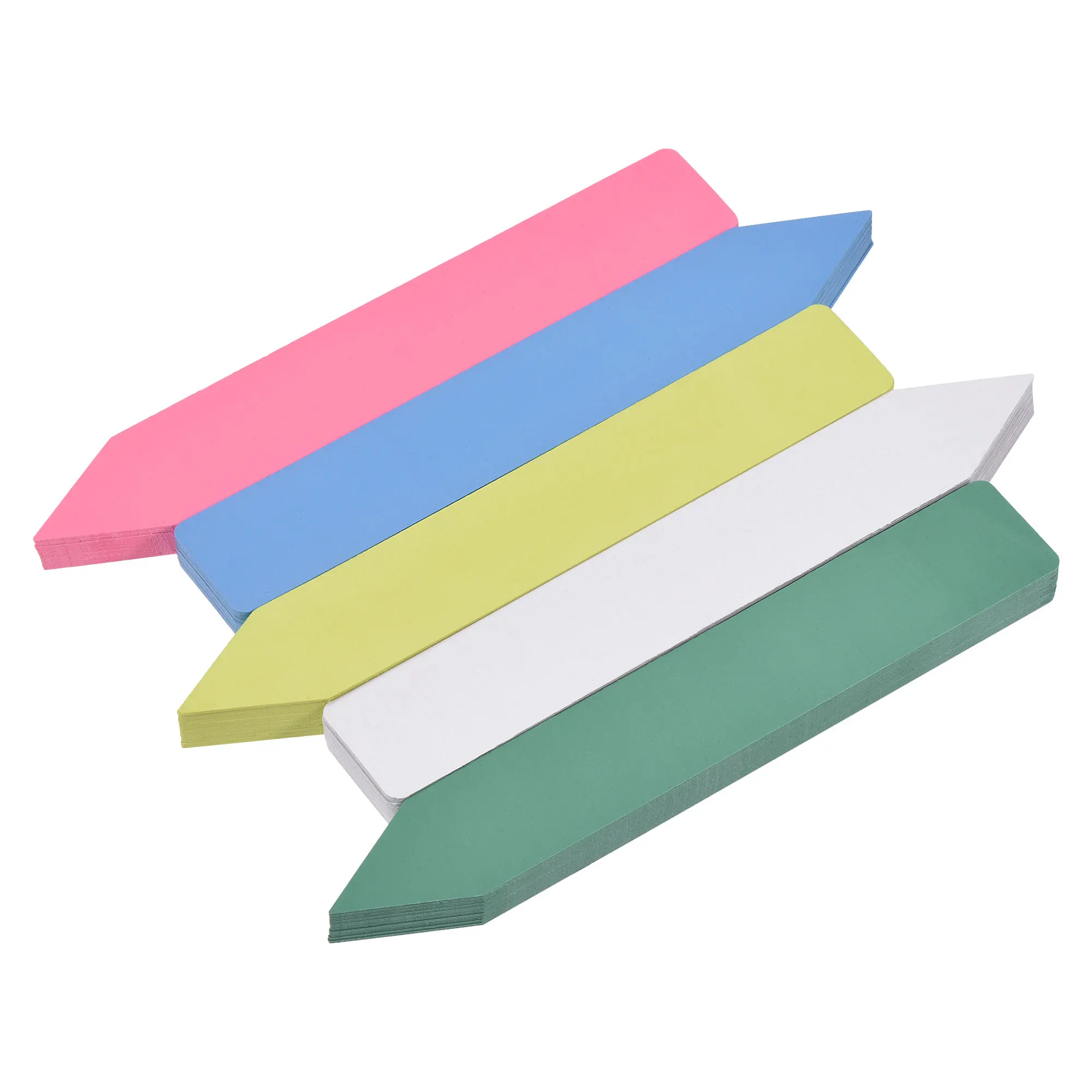 

Uxcell PVC Plant Label Stake 15 x 2.5cm Water Resistant for Garden 5 Color Total Pack of 100 Pcs