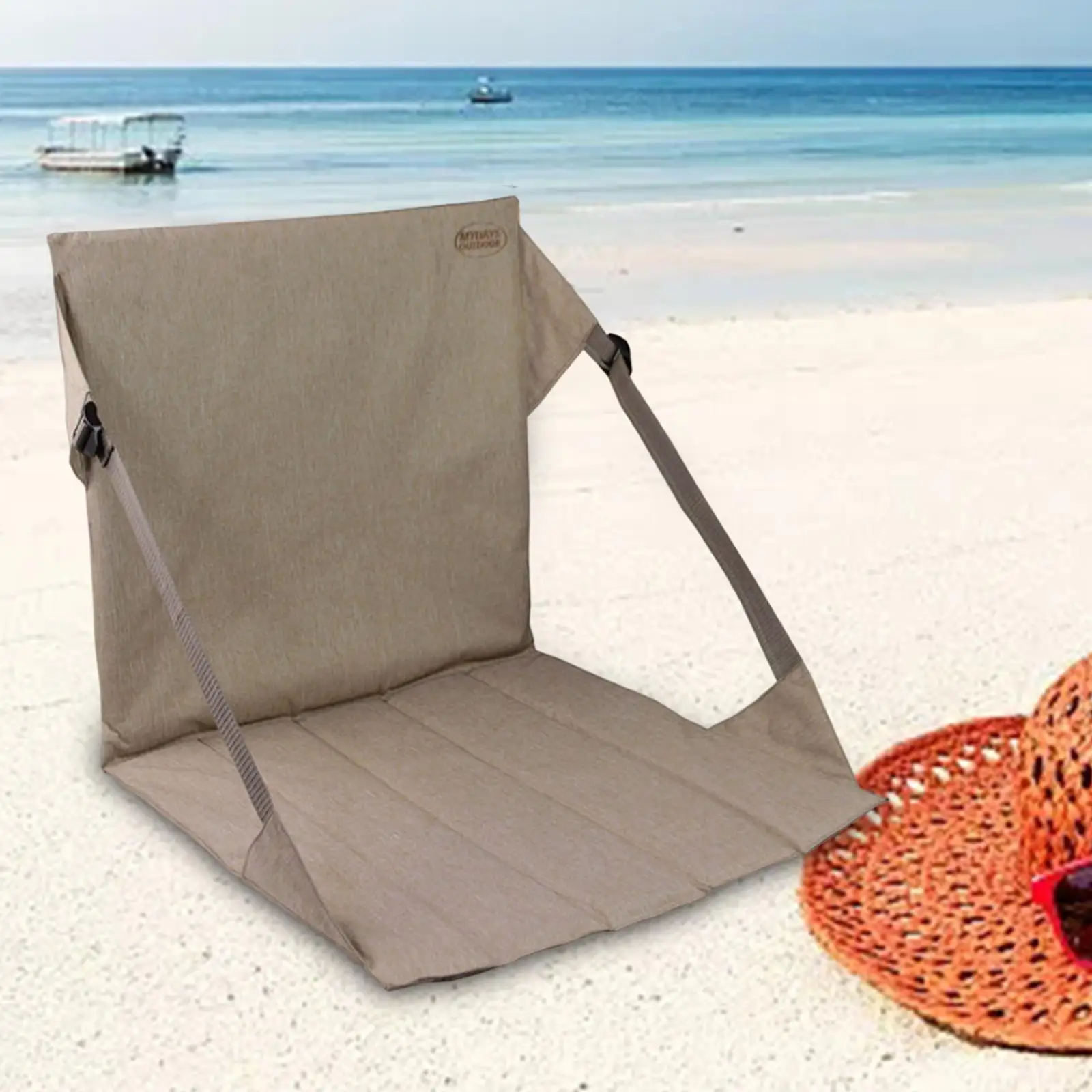

Rollable Portable Foldable Seat Cushion Bleacher Cushion with Backrest for
