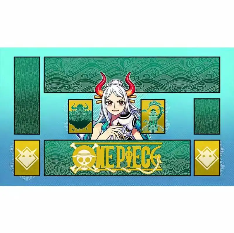 Фото Игровой коврик для карт 60*35*0.2см по аниме One Piece OPCG, новая серия: Перона, Ямато, Нами, Ута, Боа Хэнкок, Лоу. Коллекционные подарки и игрушки. №3