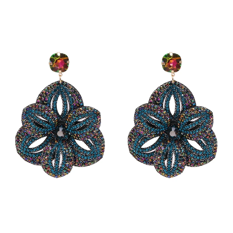 

2022 New Design Bohemian Earrings For Women Fashion Big Drop Earrings Rhinestone Earrings Charm Jewelry Accessories Wholesale
