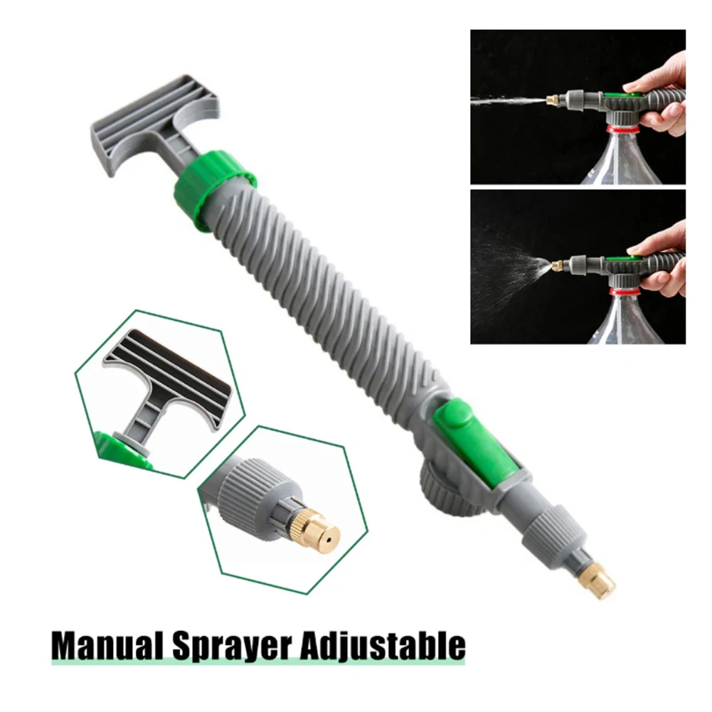 

Air Pump Sprayer Manual High Pressure Sprayer Nozzle Adjustable For Spray Bottle Nozzle Irrigation Watering Tool