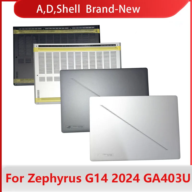 Фото Для ноутбуков Phantom 14 Air, Rog Zephyrus G14 2024, 2025 (модели GA403W, GA403U): Корпус (крышка A, крышка D, рамка), детали клавиатуры, аксессуары №1