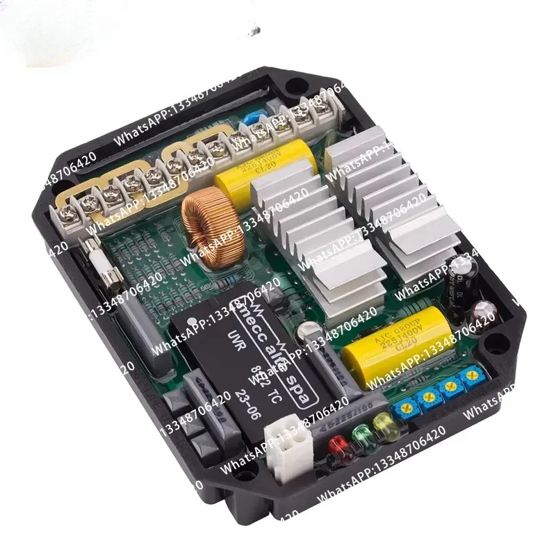 Фото Автоматический регулятор напряжения UVR6 AVR для генератора, стабилизатор, регулятор напряжения однофазного и трехфазного генератора №4