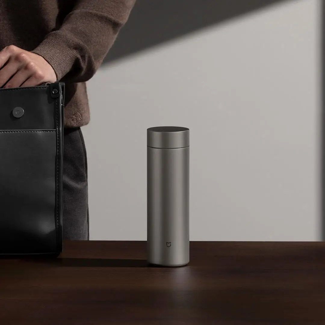 Фото Умный термос Xiaomi Ti 2 из чистого титана, сохранение тепла до 6 часов, медицинский материал, портативная термокружка Mijia №3