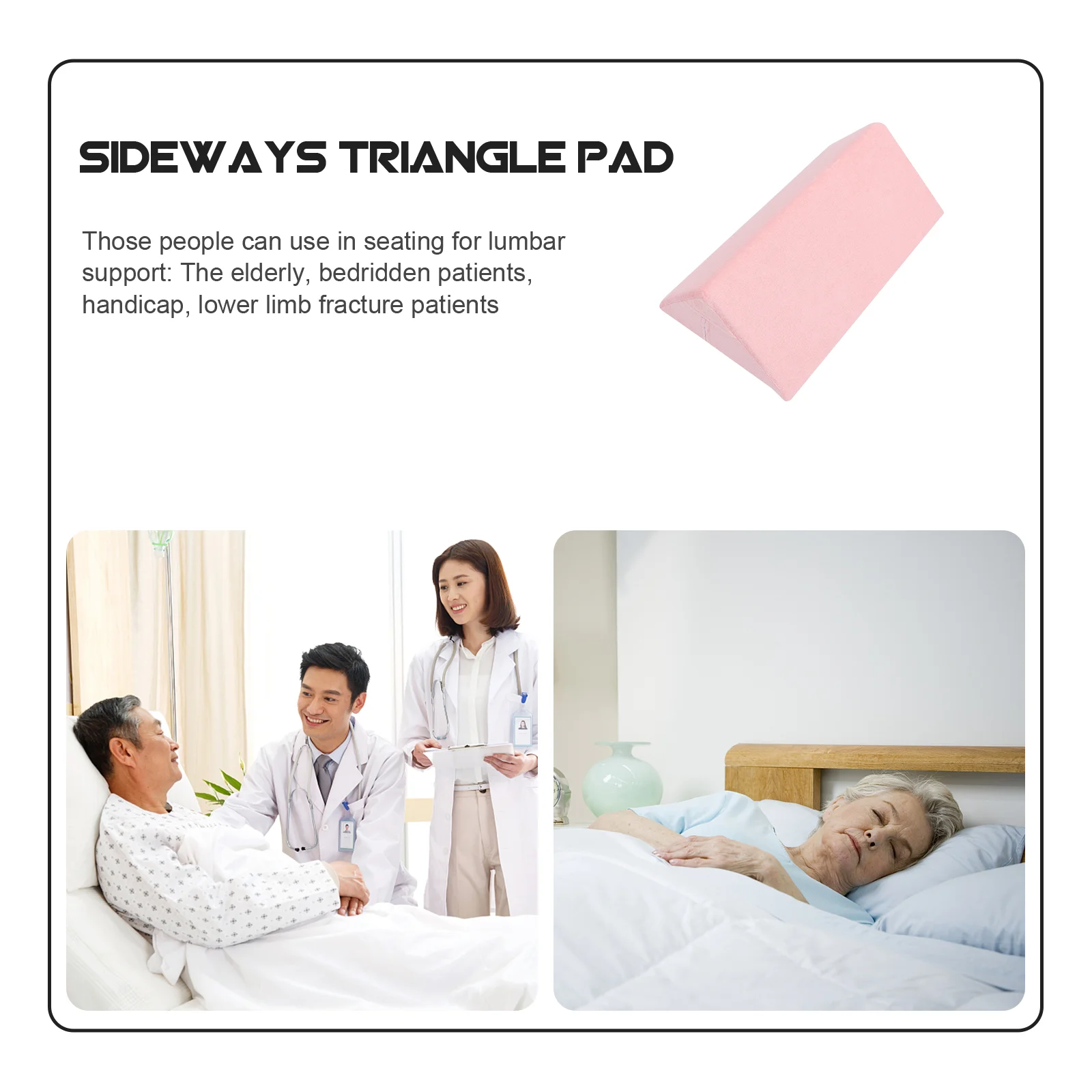 

Nursing Pad Home Triangular Sleeping Mat Triangle Useful Position Office Soothing Cushion Sponge Bedsore Preventing Wedge
