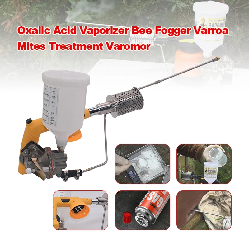 Propane Oxalic Acid Vaporizer Bee Fogger Varroa Mites Treatment Varomor Most Effective Tool for The Varroa Mites Fogger
