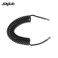 sagud 35m pu spring coil airbrush air hose adapter with 18 size fittings connection tool for spray gun and air compressor