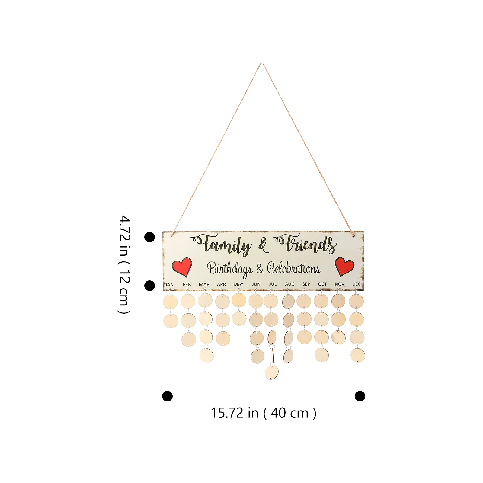Круглые календари семейная доска на день рождения набор сделай сам настенные