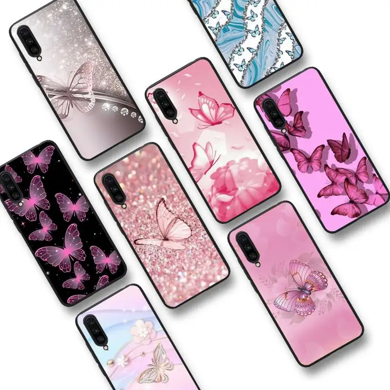 

RuiCaiCa Beauty Butterfly Phone Case For Xiaomi mi 9 mi8 F1 9SE 10lite note 10lite Mi 8lite Coque for xiaomi mi 5x