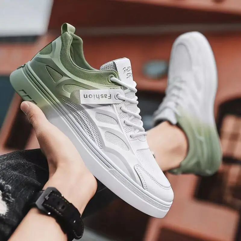 

Мужские сетчатые кроссовки, удобная Уличная обувь для прогулок, Вулканизированная подошва, повседневные