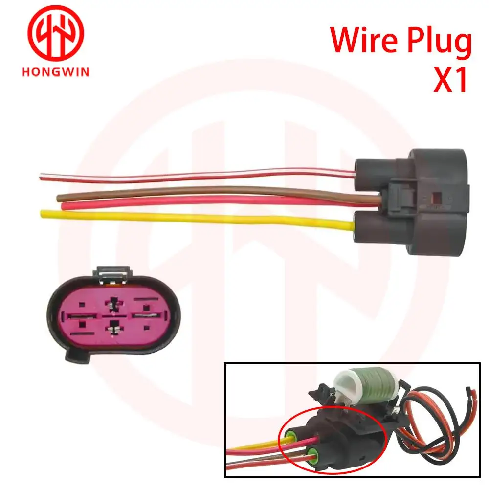 4-контактный универсальный разъем сопротивления вентилятора радиатора двигателя для Chevrolet Opel 94749639 3134503108 93341907