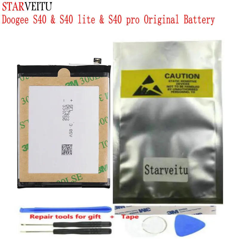 STARVEITU-Batería de repuesto para Doogee S40 Pro y S40 lite, recargador de teléfono móvil, 4350mAh, para Doogee S40 100% probado