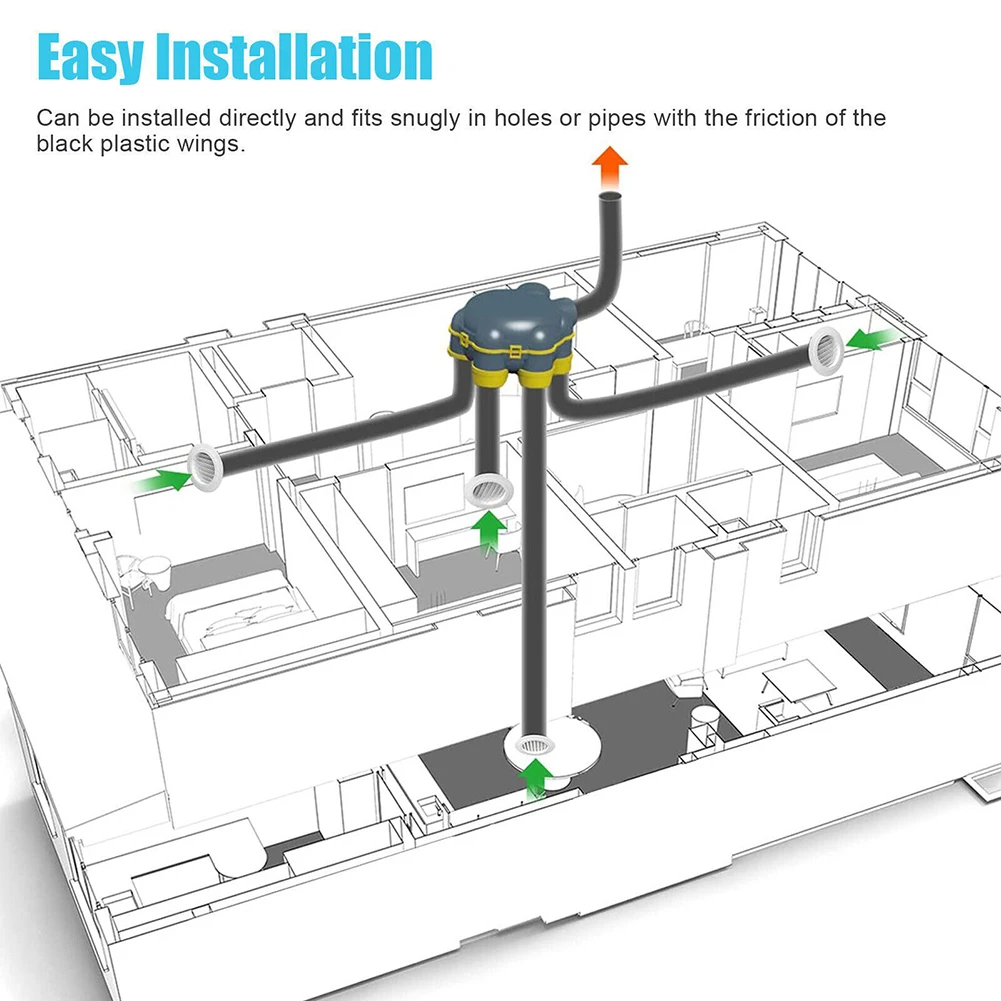 

Vents Louver Achieve Fresh Air Flow with 4IN Round Air Soffit Vents Louver Grille Covers (2pcs) and Built in Fly Net