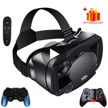 Óculos De Realidade Virtual Inteligente, Headset 3d Vr Com 7 Polegadas Para Smartphones, Celulares Android Iphone, Lentes Com