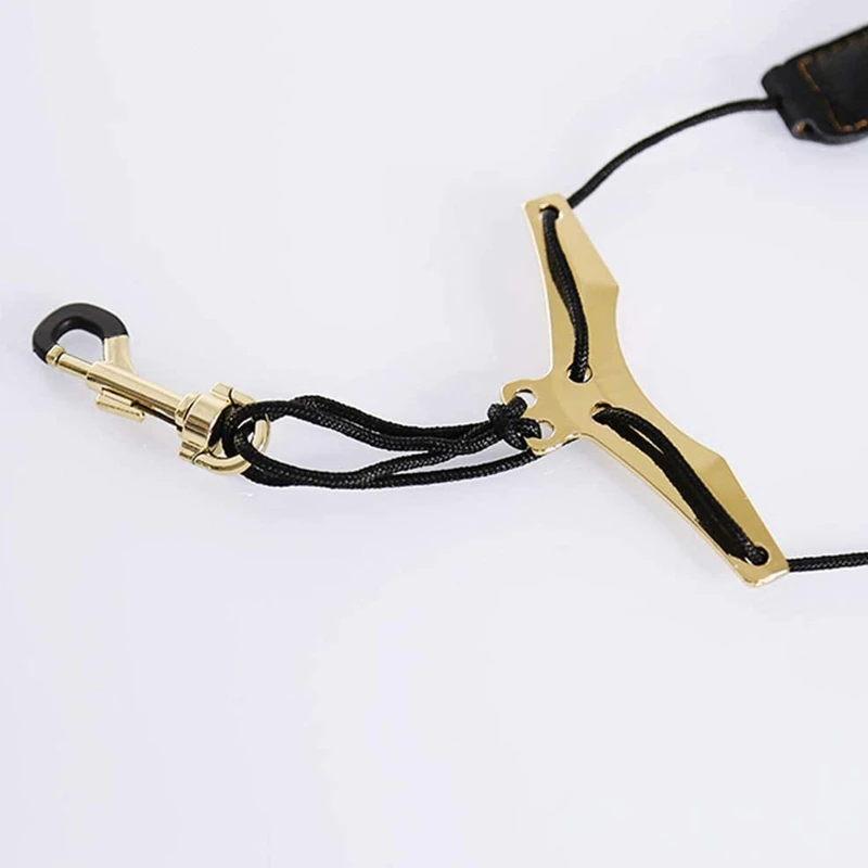 

Ремень для саксофона, для саксофона на шею ремешок с мягкой кожаной подкладкой, подходит для Alto, Tenor, Soprano, Clarinet, Oboe Sax E56D