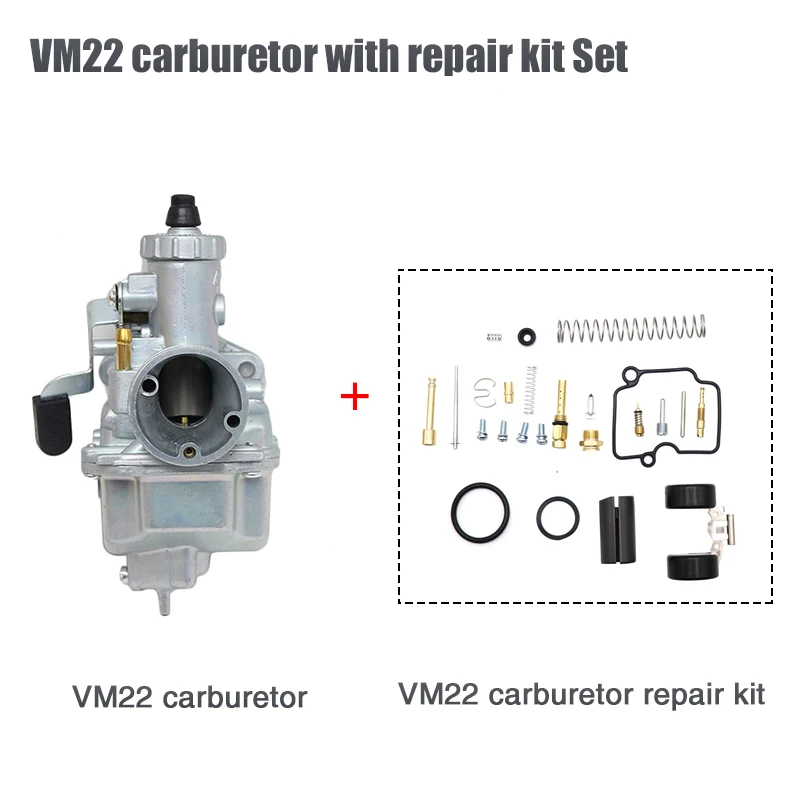 

Alconstar VM22 PZ26 26mm Carburetor With Repair Kit Fit for Mikuni 125 140 150 160cc Pit Dirt Bike Motorcycle Accessorie Parts