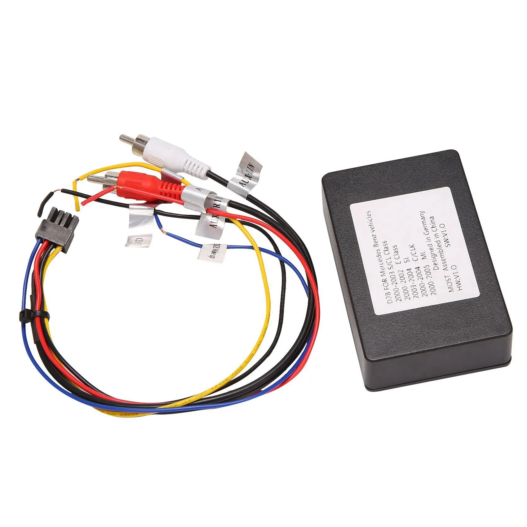 D2B цифровой шина для передачи данных автомобильный стерео оптоволоконный радиодекодер усилитель адаптер Коробка для Mercedes Benz ML GL R E CLS Class