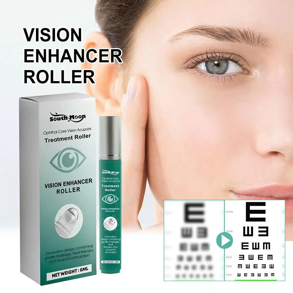 

8ml Vision Acupoint Treatment Roller Anti-Fatigue Eye Care For Enhanced Vision Eye Massager Improve Eyesight And Relief Dry E8X3