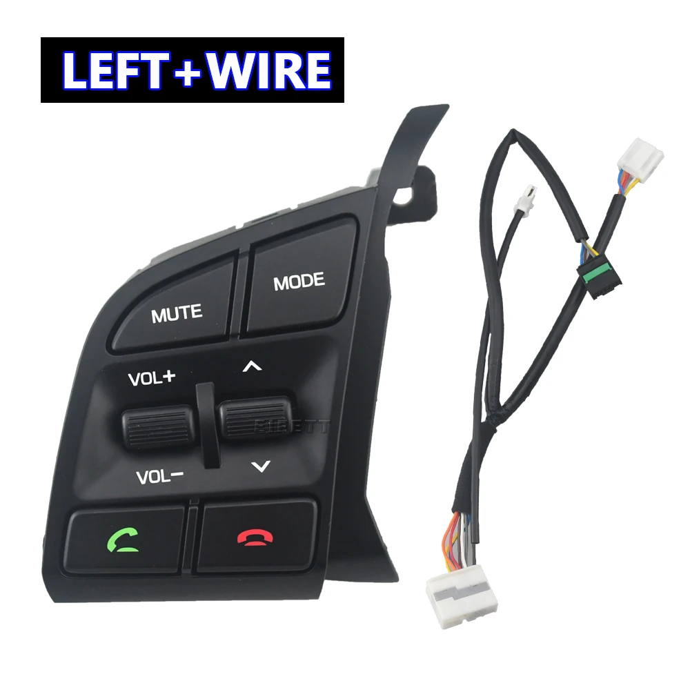 

96710D3500 Переключатель дистанционного управления на руле для Hyundai Tucson 2015-2019 Кнопка регулировки громкости Bluetooth Музыкальный переключатель Кнопка