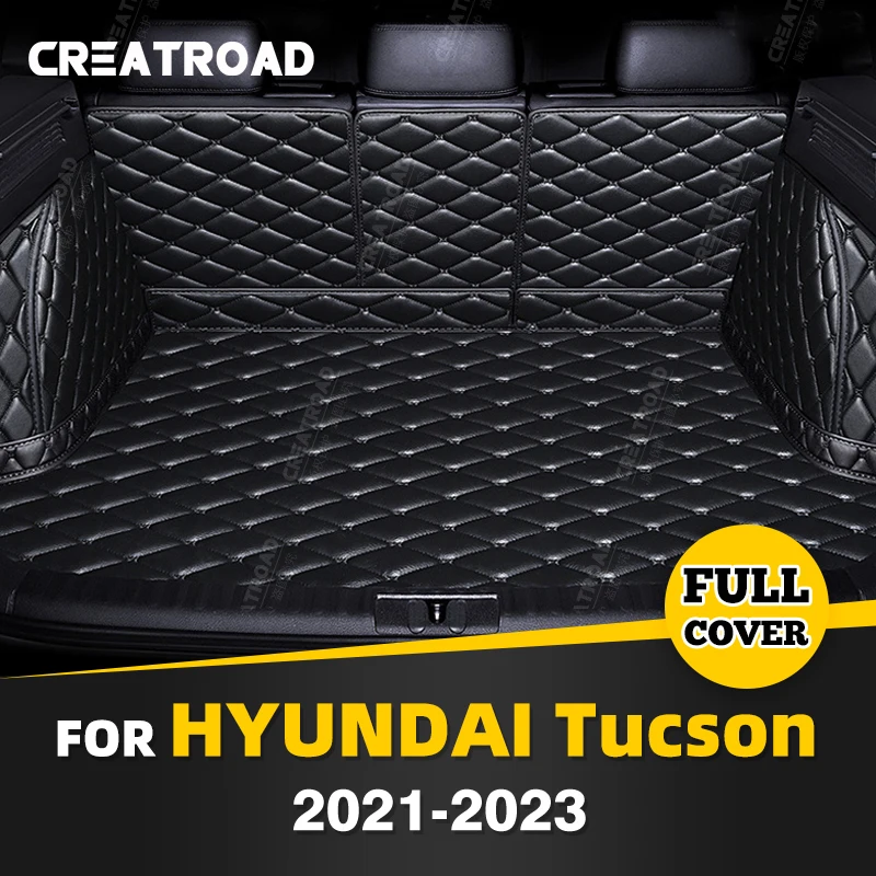 

Автомобильный коврик для багажника с полным покрытием для Hyundai TUCSON 2021 2022 2023, Накладка для багажника автомобиля, подкладка для груза, защитные аксессуары для интерьера