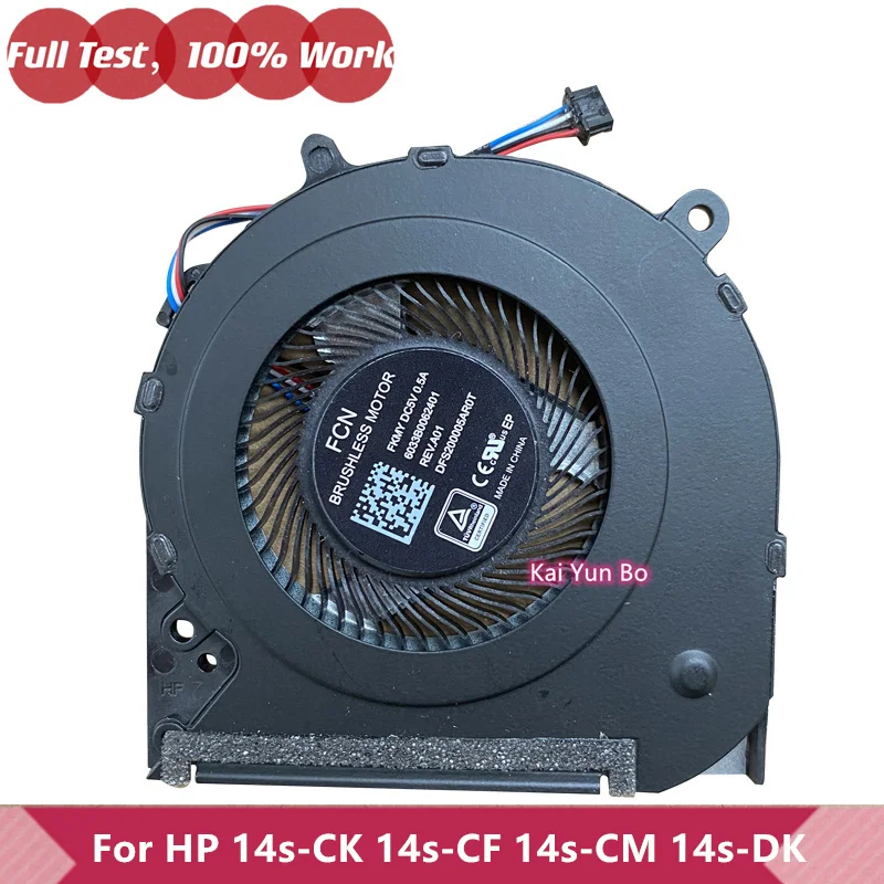 

Laptop CPU Cooler Fan L23189-001 For HP 14s-CK 14s-CF 14s-CM 14s-DK 14s-DP TPN-I135 240 G7 246 245 G7 DFS200005AR0T 6033B0062401