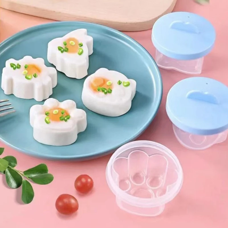 

Plastic Egg Poachers Multifunction Moulds Steam Egg Molds Jello Pudding Dessert Mould Baking Tools Egg Poacher Ice Cube Mold