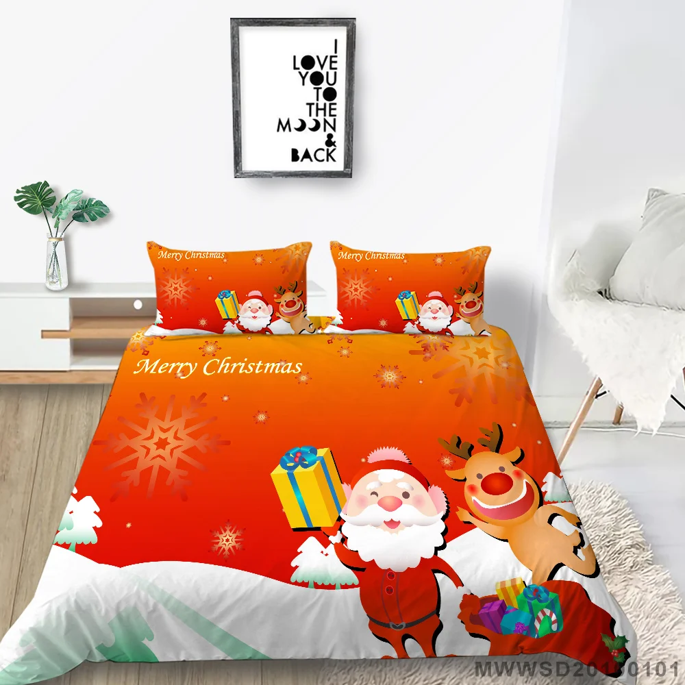

Постельное белье с мультяшным рисунком, покрывала, новый комплект постельного белья, Рождественский домашний текстиль, детское подростковое покрывало одного размера