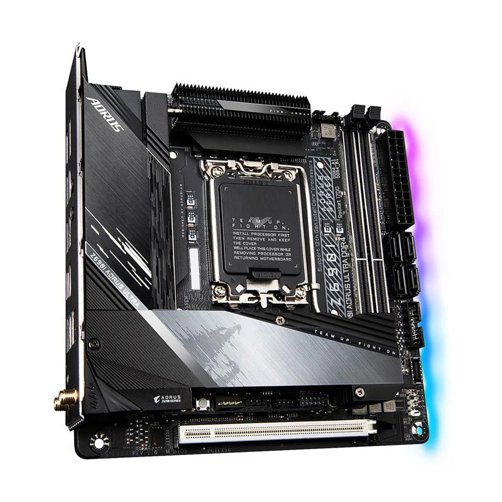 Z690I AORUS ULTRA DDR4 для Gigabyte LGA1700 Z690 2 * 64 ГБ Mini-ITX настольная материнская плата