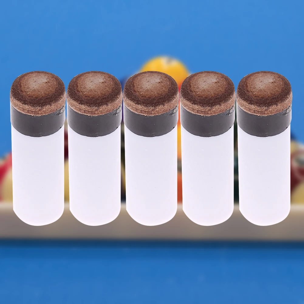 

5 шт., наконечники для бильярдного столба, 13 мм, запасные наконечники для снукера с 5 наконечниками, аксессуары для снукера