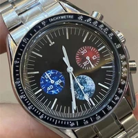 omg speedmaster professional moonwatch from the moon to mars 42mm quartz watch free shipping for men relogio masculino
