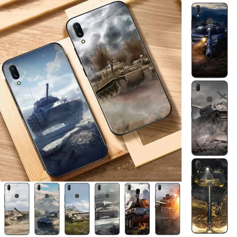 

World Of Tanks Phone Case for Vivo Y91C Y11 17 19 17 67 81 Oppo A9 2020 Realme c3