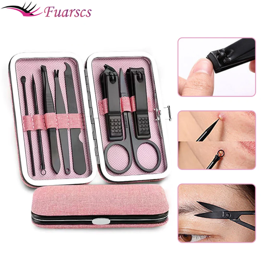 Professional Nail cutter Pedicure Scissors Set Stainless Steel Manicure Cutter Portable Manicure Nail Clipper Tool Set