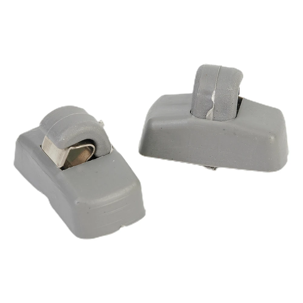 

2PCS Car Sun Visor Clip Holder Hook Bracket Hanger For Skoda Fabia Octavia Superb Grey Interior Hanger Hook Clip Brack