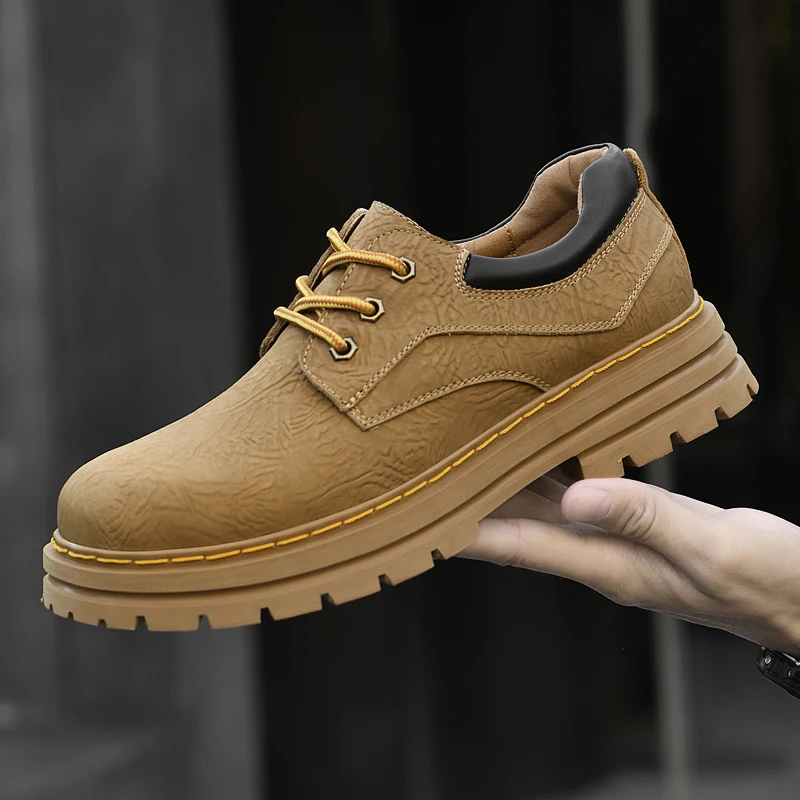 

Мужские классические туфли, темно-синие повседневные удобные туфли в британском стиле, дышащие свадебные туфли на платформе для жениха, 2023