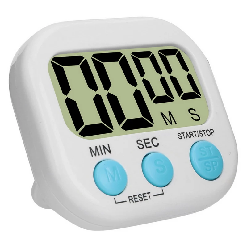 

LED Display Stopwatch Digital Kitchen Timer Electronic Countdown Sports Digital Timer Kitchen Cooking Shower Study Stopwatch
