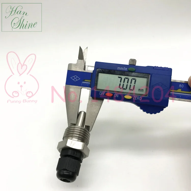 Термохолодильник из нержавеющей стали OD=7MM ID=5.9MM BSP 1/2 Резьбовой зонд 10мм 20мм 50мм 100мм 150мм Кабельная гландия SUS304 Наполнительной рукав на.