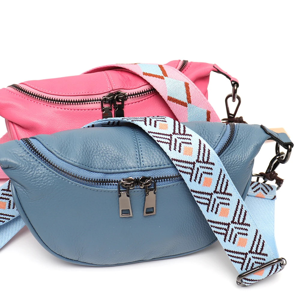 SC роскошный нагрудный пакет из натуральной кожи женская сумка через плечо на