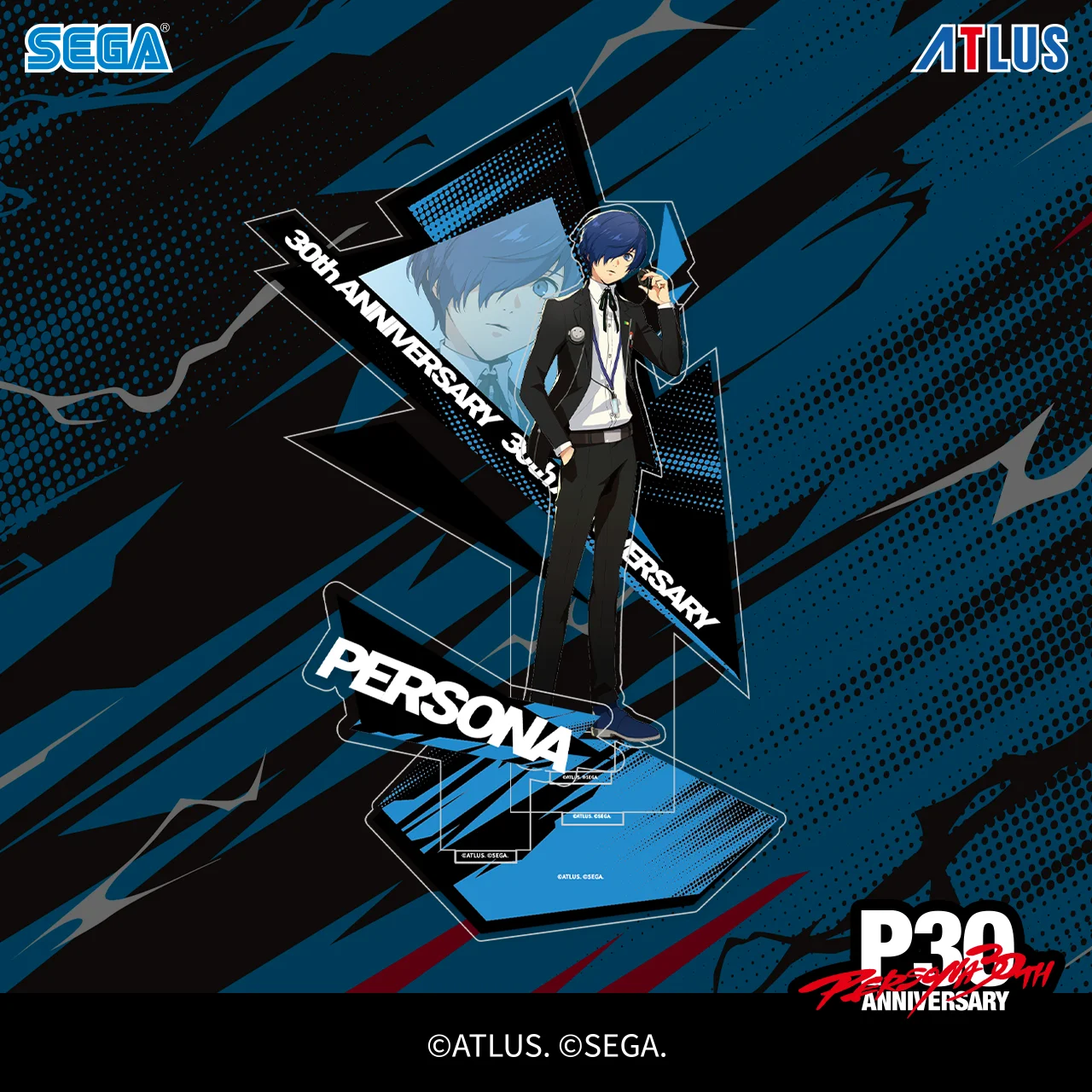 Фото Оригинальная акриловая фигурка Persona 30th Anniversary Vol.3 в полный рост, аниме-фигурка SEGA, товары ACG, декор для стола, коллекционные игрушки, подарок №4