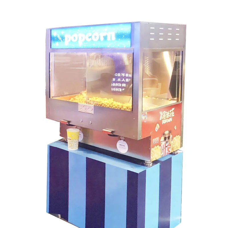 

ZSX-98 Diri Melayani Mesin Popcorn Mesin Pemakaian Meja Popcorn Dispenser dengan Auger