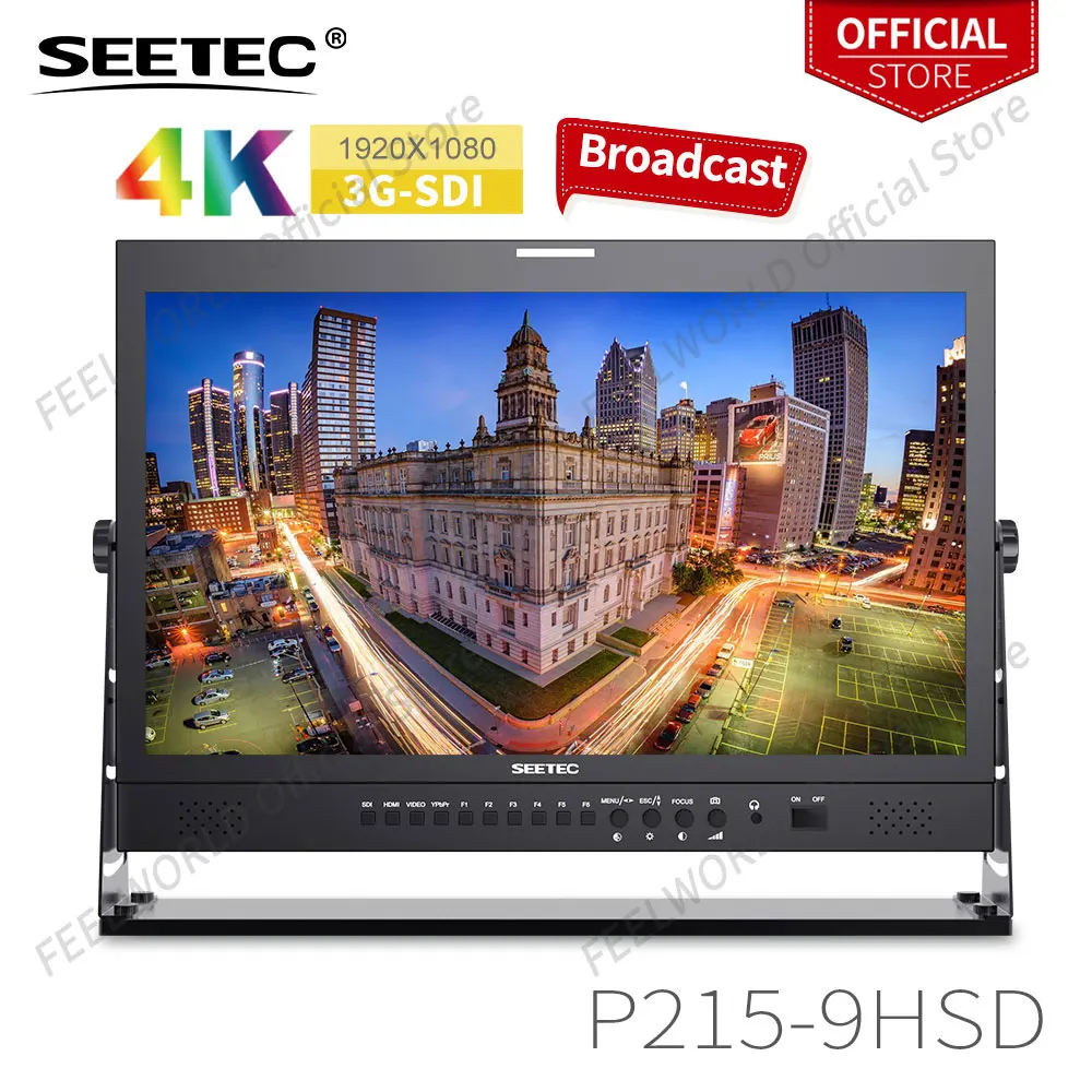 Seetec P215-9HSD 21,5 дюймов IPS 1920x1080 3G-SDI 4K HDMI Pro широковещательный монитор Full HD, ЖК-монитор, Рабочий стол