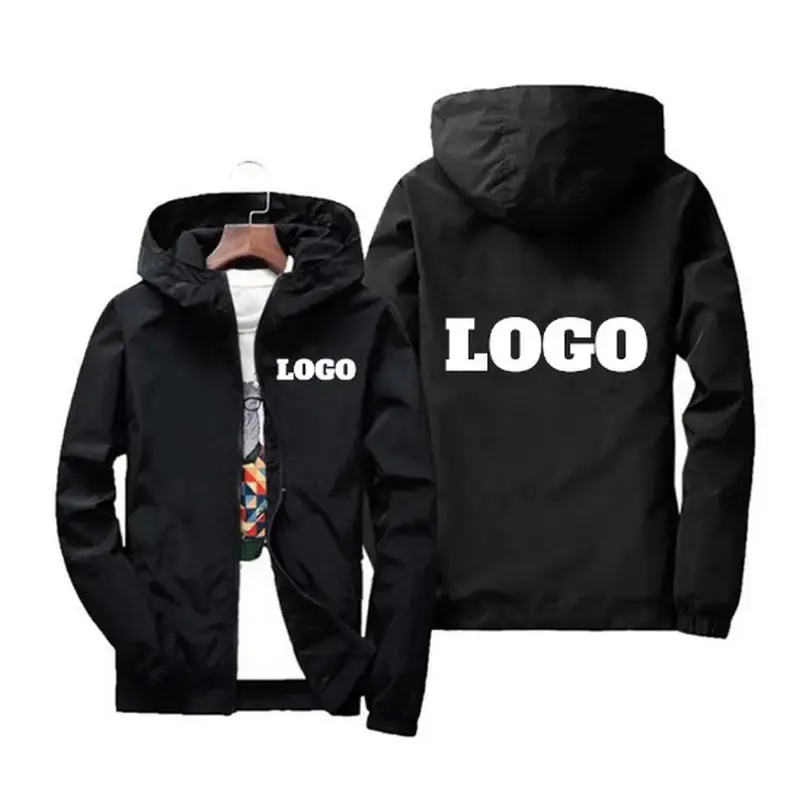 

Custom Brand Logo Autumn Jacket Men Waterproof Warm Windbreaker Casual Clothing Big Size 7Xl Men Green Black Red Jacket Outdoor