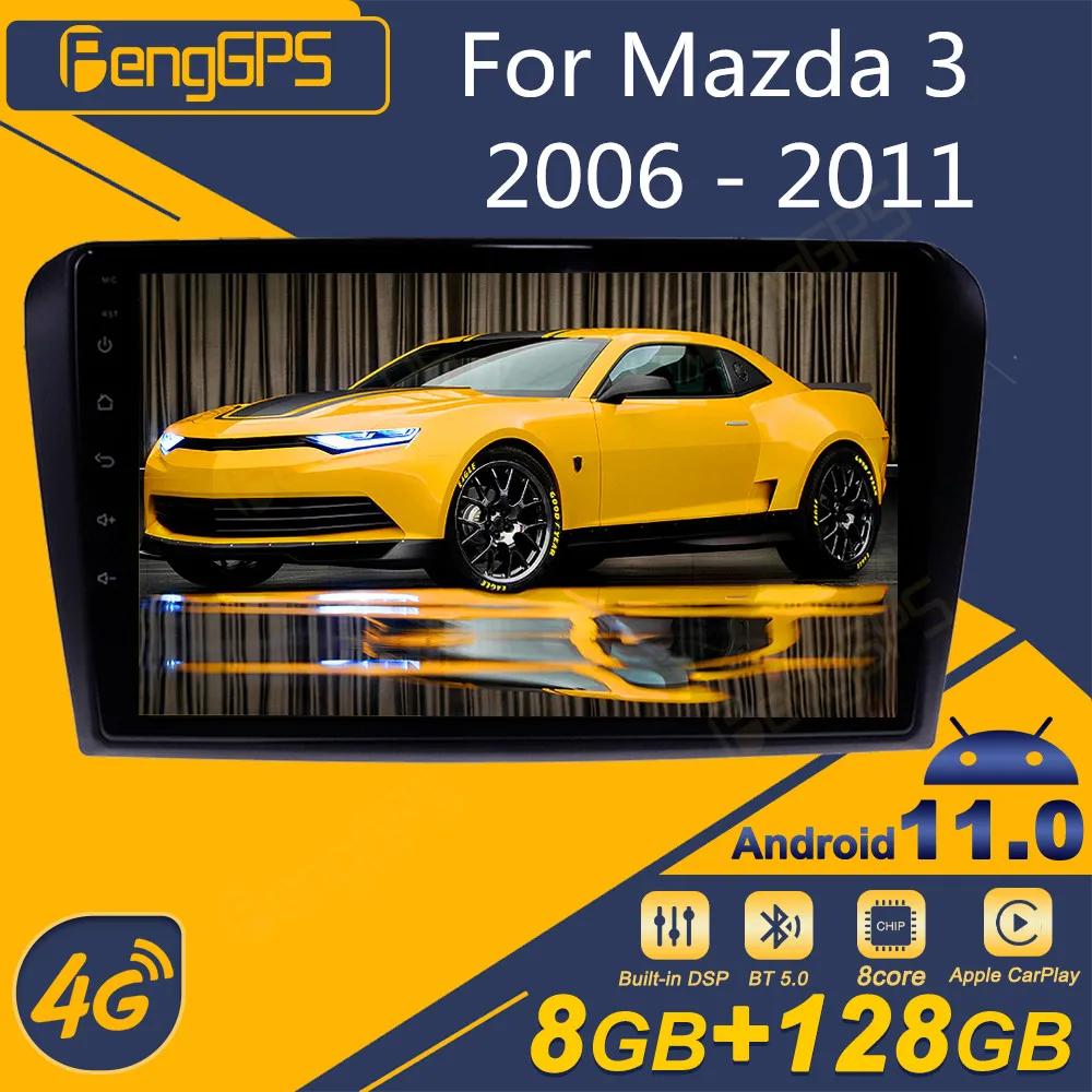 

For Mazda 3 2006 - 2011 Android Car Radio 2Din Stereo Receiver Autoradio Multimedia Player GPS Navi Head Unit Screen