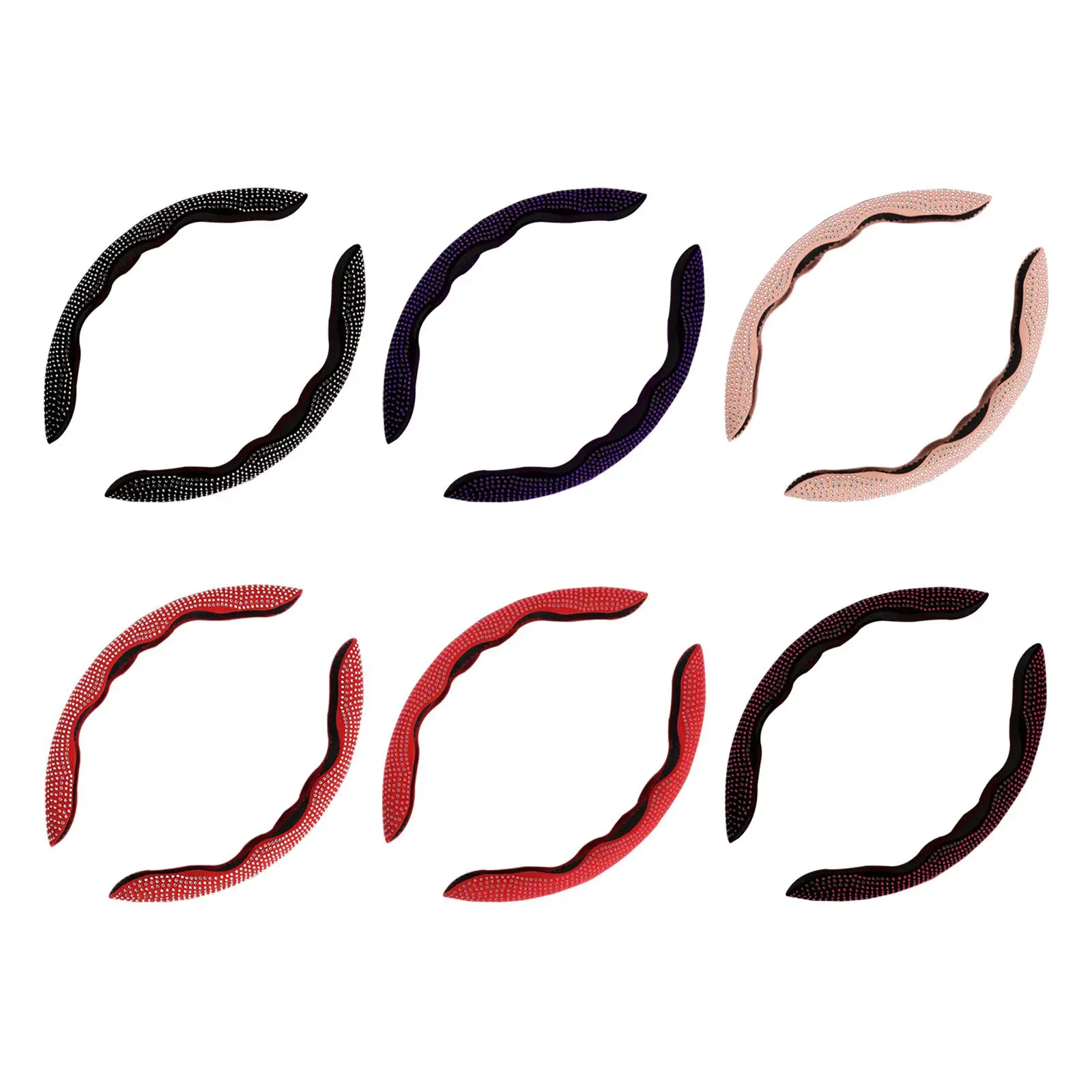 

2 Pieces Steering Wheel Covers decorative for Diameter 38cm Steering Wheels Constant Temperature all Seasons