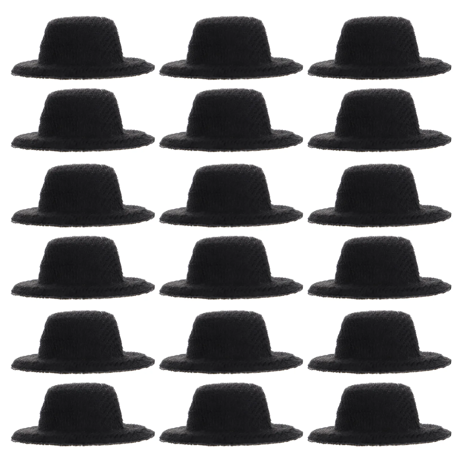 

Hats Mini Hat Dollminiature Formaldiy Black Crafts Tinyparty Craft Caps Accessories Cowboymagician Snowman Decoration Ornaments