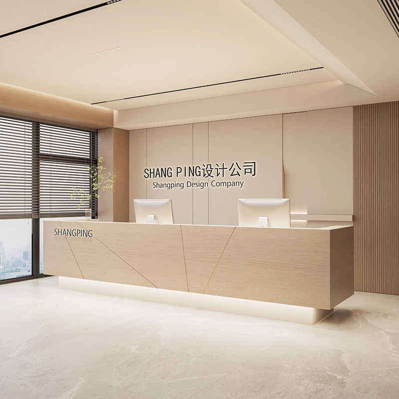 Легенда Простая стойка Стол для приема Fisktion Рабочий стол Офисная мебель