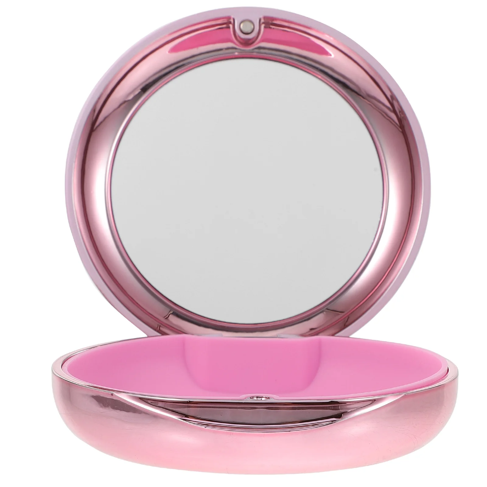 

Mirrored Braces Box Denture Guard Case Mini Retainer Fake Teeth Dental Pink Cleaning Supplies