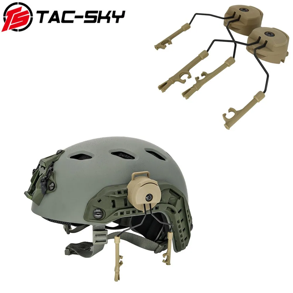 

Military Tactical Peltor Helmet Headset Stand Fast Ops Core Helmet Rail Adapter Comtac I II III IV TAC-SKY Tactical Bracket